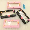Nya fransar Förpackningar 20st / mycket tomma lådor med godis tecknad härlig lollipop eyelash förpackning