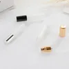 10 ml Buzlu Cam Sprey Boş Parfüm Şişesi Anodize Alüminyum Seyahat Taşınabilir Parfüm Uçucu Yağ Alt Şişe Kozmetik Konteyner HHA375