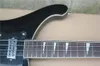 Black 4 Strings Electric Bass Guitar with Rosewood Fretboard2366005