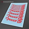 Motorfiets binnenring nacht reflecterende waarschuwingsstickers naaf decoratieve logo's en emblemen gestreepte beschermfolie voor BMW R1200RS R1196A