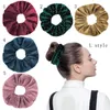 Multi Couleurs Cheveux Chouchou Anneau Élastique Bandes De Cheveux Couleur Pure Fleur Flamant Plaid Gros Intestin Sport Danse Chouchou Bandeau