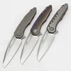 Hot Selling Custom Sigil Folding Knife M390/Damascus Blade Titanium Handles Pocket EDC Knives Best Tactical Camping Hunting Survival Tools