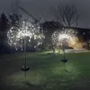 مصابيح الطاقة الشمسية الألعاب النارية أضواء LED 120 سلسلة مصباح الحديقة في الهواء الطلق مقاوم للماء المنزل والحديقة الإضاءة حزب زينة عيد الميلاد TTA1929-1