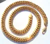 Mens Solid Gold Gruby Miami Cuban Link Naszyjnik 258H