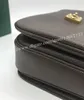 2019 Heißer Verkauf Echtes Leder Umhängetasche 25 cm frauen Flap Handtasche Braun Floral Leder Hohe Qualität Garantierte Dame Taschen