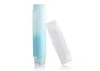 30ml 50ml transparent soft lotion cosmetic tube container , squeeze plastic bottle, travel shampoo tube packaging SN01