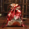 Nuovo stile giapponese stampato sacchetto regalo vintage sacchetto per imballaggio di gioielli piccoli sacchetti di Natale sacchetti di favore della festa nuziale 2 pezzi / lotto