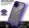 Fashion PC Phone Cases For iphone 11 Pro Max 6 7 8 Transparent Shockproof Rugged Hybrid Acrylic Cover For Samsung S10 Note10