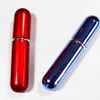 4color Mini Empty Spray Perfume Bottle 5ml Aluminium Anodized Compact Perfume Atomiser Fragrance Empty Glass Scent-bottle RRA2215