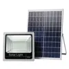 Upgared 40W 60W 80W 100W Projecteur Solaire Extérieur Carré Rue LED Jardin Lampe Solaire Sécurité Sécurité Lumière avec Indicateur de Batterie à Distance