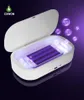 Ultravioleta germicida lâmpada de 10W 270nm Maquiagem Ferramentas All-redonda luz UV Telefone Esterilizador a caixa com carregador sem fio de carregamento rápido