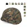 Capa de capacete esportivo ao ar livre Airsoft Gear Acessório Tactical Mutil Colors Camouflage Pano para M88 Capacete No01-132