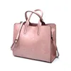 Kvinnor Väskor Vax Lyx Kvinnors Handväskor Handväska Oljedame Tote Bag Pocket Leather Messenger Hand Big Color Bols Pink Sac Olopv