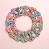 Bulk 30pc/lot School Girls Floral Prints Bows Nylon Headbands,Print Hair Bow with Nylon Headband or Clips for Kid Girls Headwear