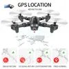 F9 5G Drone GPS RC Quadcopter com simuladores de câmera 4K WiFi FPV Fotos de gesto voador dobrável de gesto voador de vídeo Helicopter Toy S167 3-1