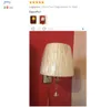 Luzes de parede da argole moderna Luminária Lâmpada de leitão da lâmpada do braço da parede Swing Wall Lamp E27 Cristal Parede Sconce Banheiro Luzes256g