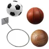 Fußball-Ball-Fußball-Basketball-Wandaufbewahrungsdisplay Sportballhalter Display-Volleyballball
