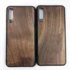 Meilleures ventes coques de téléphone en bois anti-rayures pour Samsung A7 2018 A70 A50 A20 A30 A10 Iphone 11 7 plus XS MAX XR Housse de protection complète