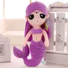 Miękka pluszowa mała syrena morska zabawka nadziewana ocean lalka dziecięca dzieci dzieci