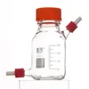 Lab Supplies Laboratory high quality Sansi high borosilicate bio-feeding bottle feeding 100 250 500ml blue cap