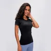 Nepoagym OCEAN manica corta da donna Yoga Top camicia sportiva morbida camicia da allenamento elasticizzata da donna Top fitness senza cuciture Top da palestra T200401
