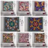 9 stijlen 153 * 130cm Polyester Tapestry Bloem Print Yoga Mat Picknick Handdoek Afdrukken Tapijt Opknoping Wall Tapestry Home Decor CCA11525 30PCS