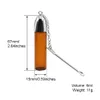 67 mm szklana tabakła pigułki butelek butelka palenie palenie srebrne clearbrown z mini metalową łyżką przyprawy kula rakieta snorter sniffer akcesoria