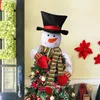 زينة عيد الميلاد ثلج شجرة قبعة أعلى نجمة عيد الميلاد مهرجان حزب ديكور المنزل شحن مجاني 2 نمط XD21102