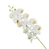 Kunstmatige Phalaenopsis Butterfly Orchid Flower Home Wedding Party Decoratieve 3D Print 9 Bloemkop Phalaenopsis Xmas Home Decor