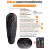 G30 Voice Afstandsbediening 2.4G Draadloze Luchtmuis Microfoon Gyroscope 33 Toetsenborden IR Leren voor Android TV Box PK G10S W1