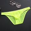 Mode-2019 nouveau sexy été transparent Bikini maillots de bain hommes Bikini slips pénis soie glace sous-vêtements hommes sous-vêtements slips