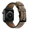 Подлинная кожаная лента для Apple Watch 3842 мм 4044 мм ремешник IWATCH Series 5 4 3 2 1 Crazy Horse Bands Forist1089835