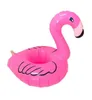 Luchtbedden voor beker Opblaasbare Flamingo Drankjes Bekerhouder Zwembad Drijft Bar Onderzetters Drijfinrichtingen Roze