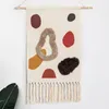 50 * 70cm Handgjorda knutna Tassels Room Art Wall Hängande Tapestry Bohemian Bedroom Hotel Home Decoration