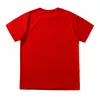 Fashion- camiseta Verão de alta qualidade Sete cores Sweating confortável de bordado de algodão misturado manga curta casual impresso