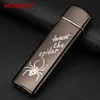 HONNÊTE élégant gaz butane Briquet Meule Changable briquet rechargeable ultra-mince cadeau pour WomenMen