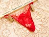 Promotion Price! 12pcs/lot Newest Women Sexy Panties Tangas Lace Transparent Sexy G-Strings And Thongs Underwear T-pants Lingerie Pantie