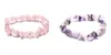 Nya naturliga kristallstenarmband Quartz Gruspärlor Charm Armband Smycken för män Kvinnor Gratis frakt