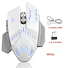 Novo bluetooth + 2.4G Sem Fio modo Dual mouse 1600 dpi cabo USB gaming mouse recarregável com Luz LED ACIMA para LOL CF Mice laptops PC do escritório