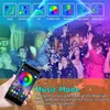 Bluetooth LED Strip Lights RGB Light Kit 16.4ft 32.8ft 150LED SMD5050 Waterproof Music Sync Color Changing Controller