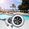 JML 12 W Sualtı Aydınlatma 24 V Paslanmaz Çelik IP68 RGB Beyaz Sıcak Beyaz LED Yüzme Havuzu Işıkları Kullanımda Güvenli