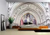 3d خلفيات الجداريات النمط الأوروبي مرسومة باليد 3d الكنيسة قوس الديني النفط اللوحة الجدارية غرفة المعيشة ورق الحائط