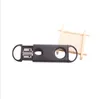 Smoking Pipes New cigar knife portable double-hole plastic stretch cigar scissors accessories