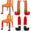 クリスマスクリエイティブ家具足カバーチェアテーブルレッグフロアプロテクターフットカバークリスマス装飾家具保護具