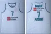 NCAA LUKA MADRID DONCIC JERSEYS 77 농구 유니폼 7 팀 클럽 MVP EUROLEAGUE 스페인 유럽 Slovenija 스티치 품질 남자 화이트 블랙