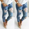 CFYH Apparel Boyfriend hole ripped jeans pantalones de mujer Cool denim vintage jeans rectos para niña Pantalones casuales de cintura media para mujer