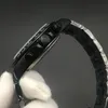 أحدث ساعة رجالية سوداء من الفولاذ المقاوم للصدأ مع هدية حركة كوارتز كرونوغرا اليابانية PVD سوداء 40 مللي متر