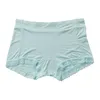 Calcinha das Mulheres Respirável Boyshorts Mulheres Underwear Algodão Lace Mid-Rise Confortável Feminino Senhoras Panty Womens Boxer Calças Calções