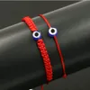 20pcs/10set Lucky Turkish Evil Eye Braid Bracelet Red Blue Rope Thread String Men Women Chakra Bracelets Couples Jewelry