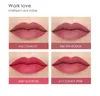 Drop Ship 12 Kleuren Lippenstift Matte Moisuturizer Hoge Pigment Lippen Make-up Sexy Schoonheid Lippen Voor Lady Cosmetic Focalure New Brand